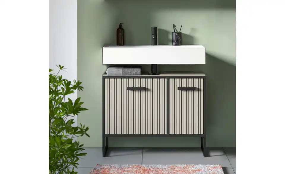 Waschbeckenunterschrank, in Wohnsituation