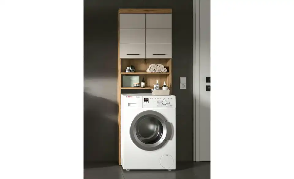 Waschmaschinenüberbau, in Wohnsituation