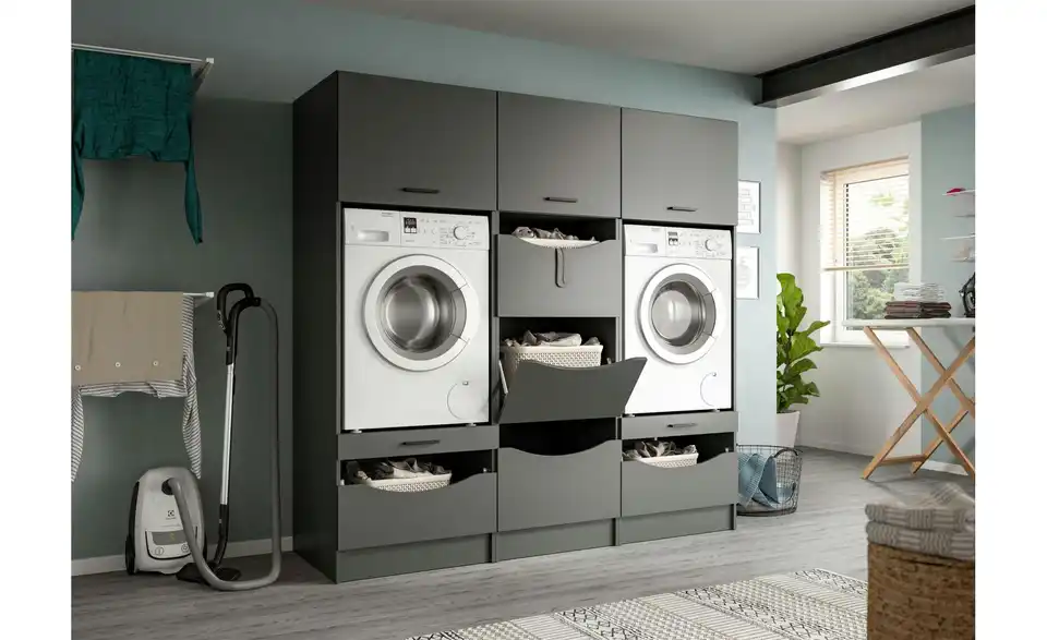 Waschmaschinenschrank, in Wohnsituation