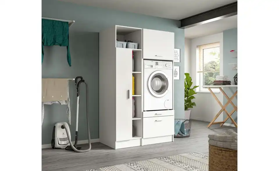 Waschmaschinenschrank, in Wohnsituation