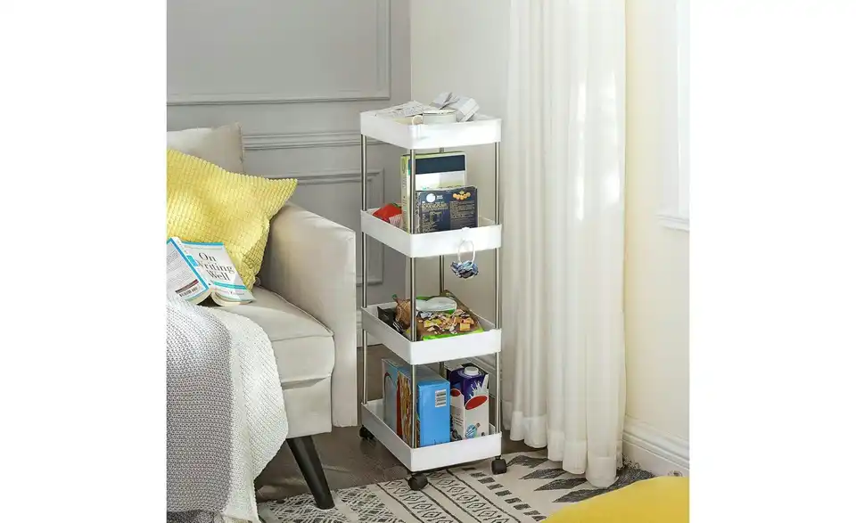 Badregal, in Wohnsituation