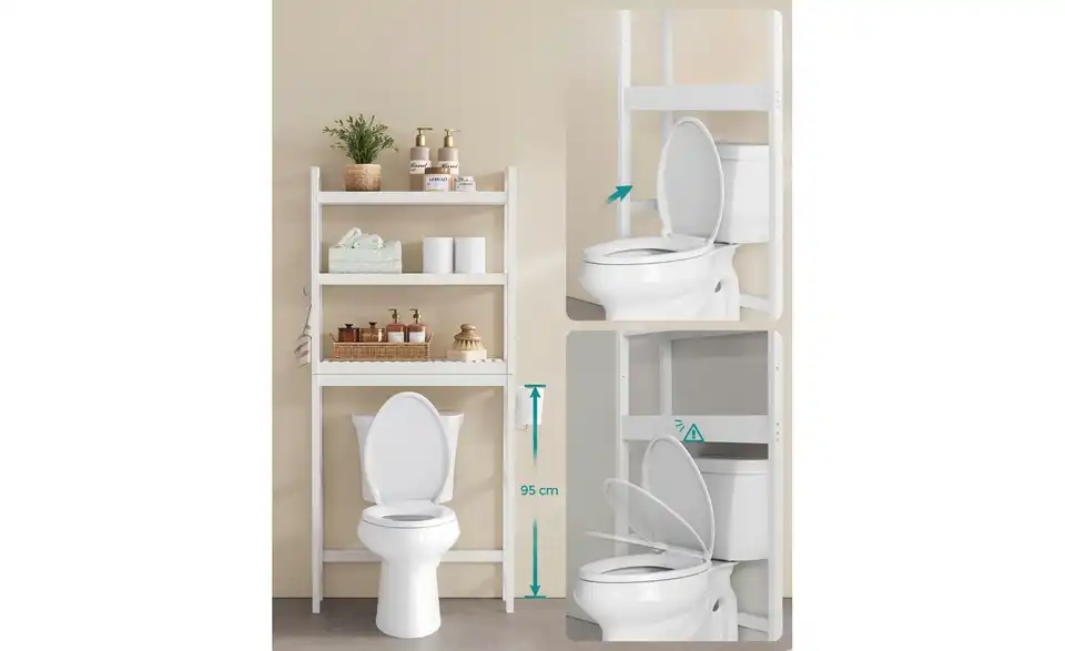 Waschmaschinen Überbau, Bild mit Text