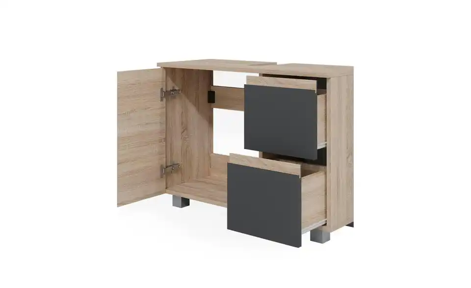 Waschbeckenunterschrank, Detailansicht