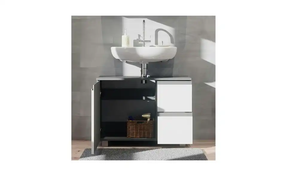 Waschbeckenunterschrank, Detailansicht