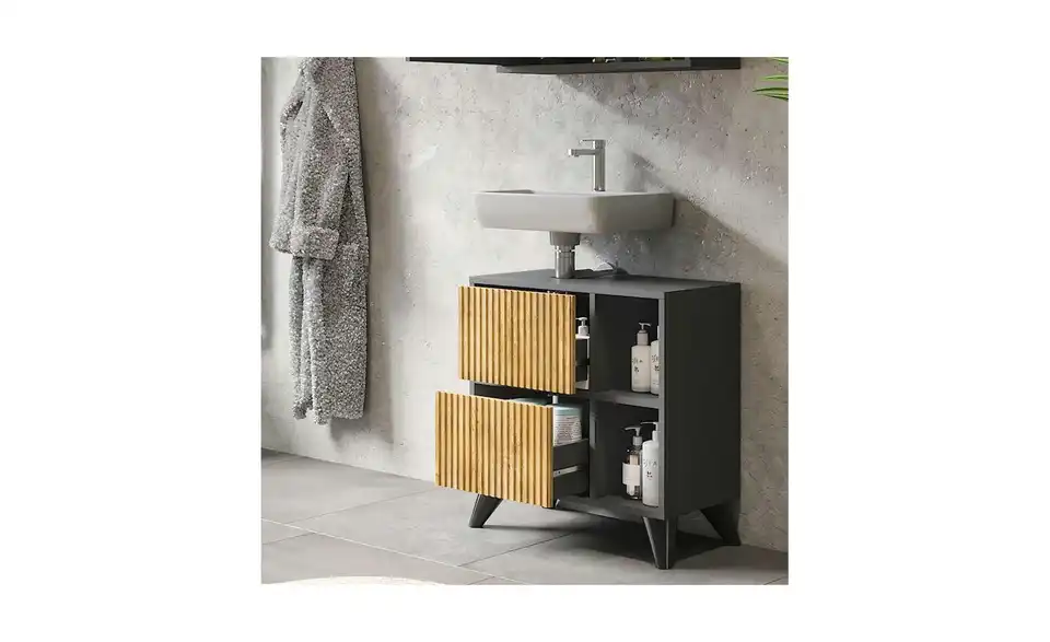 Waschbeckenunterschrank, Detailansicht