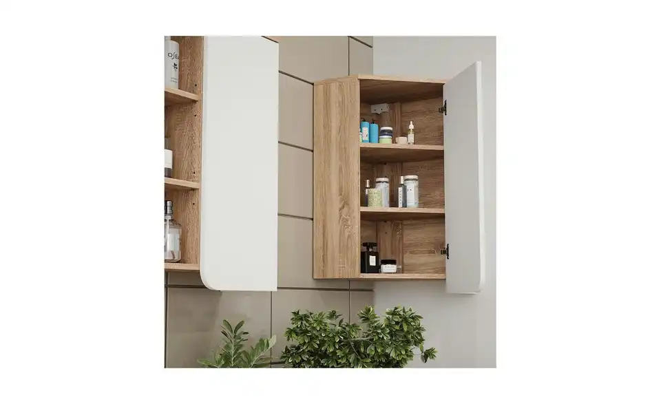 Eckhängeschrank, Detailansicht