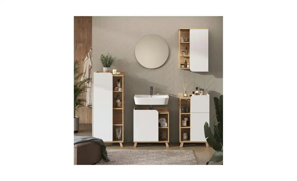 Badschrank, in Wohnsituation