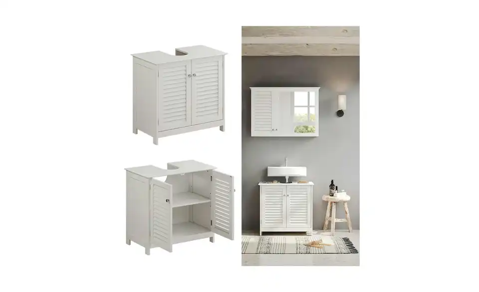 Waschbeckenunterschrank, Detailansicht