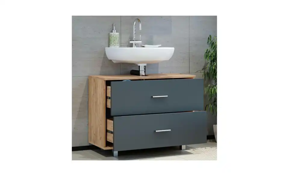 Waschbeckenunterschrank, Detailansicht