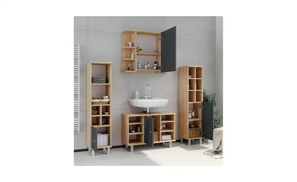 Waschbeckenunterschrank, in Wohnsituation