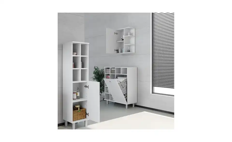 Badschrank, in Wohnsituation