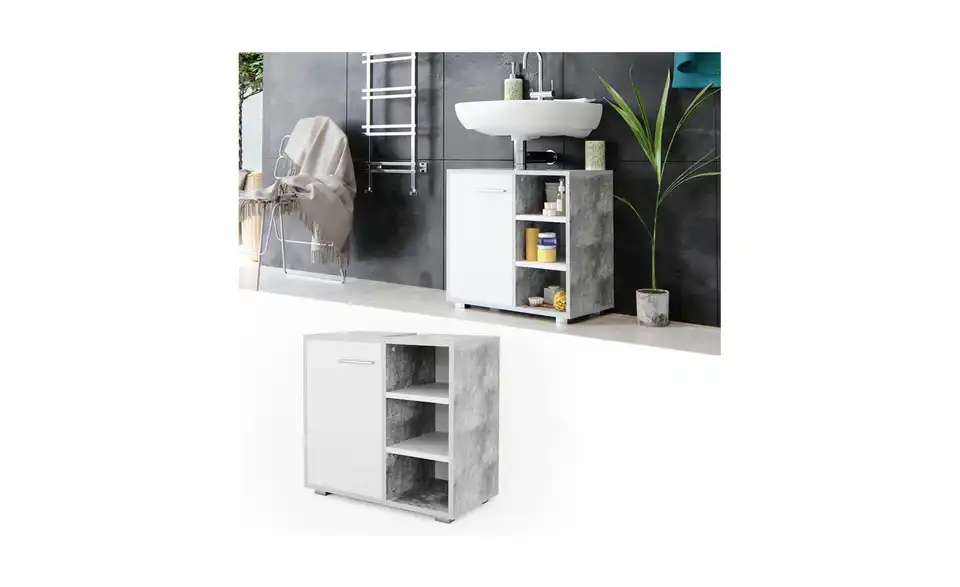 Waschbeckenunterschrank, Detailansicht