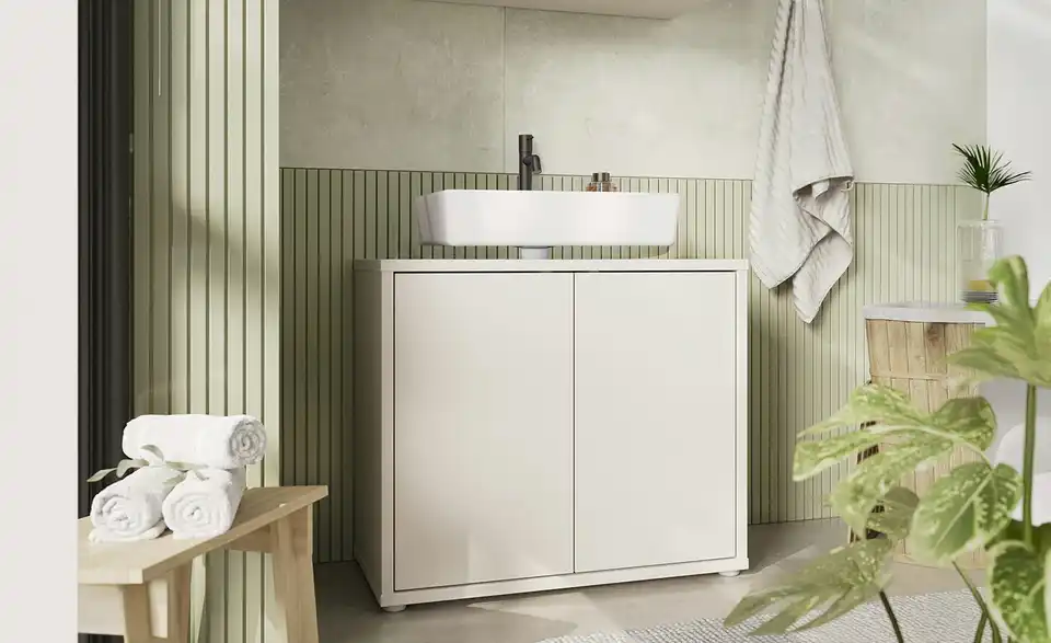 Waschbeckenunterschrank, in Wohnsituation