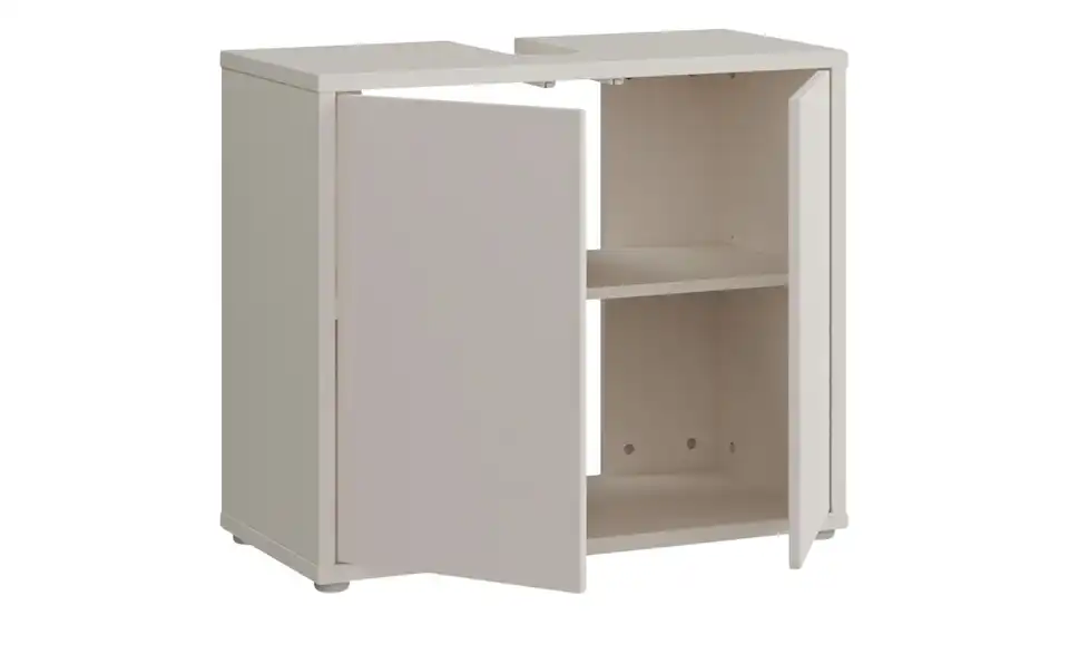 Waschbeckenunterschrank, geöffnet