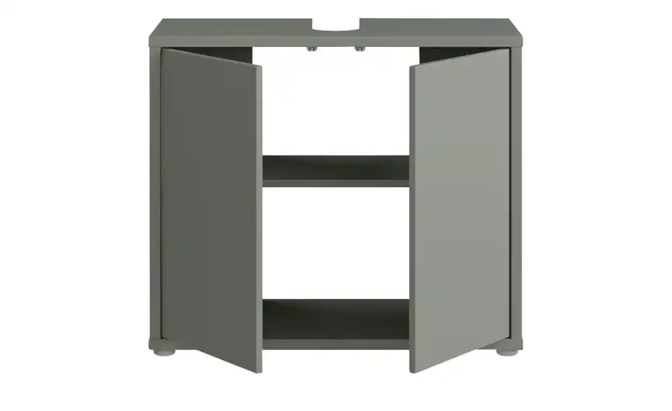 Waschbeckenunterschrank, geöffnet