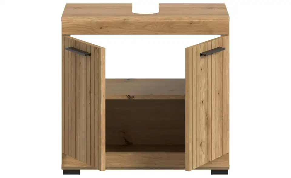 Waschbeckenunterschrank, geöffnet