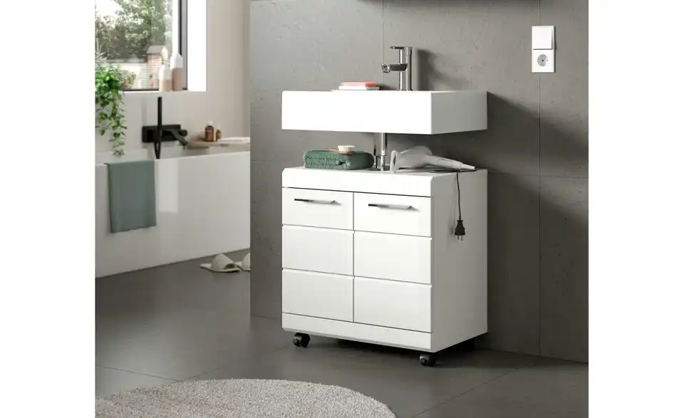 Waschbeckenunterschrank, in Wohnsituation