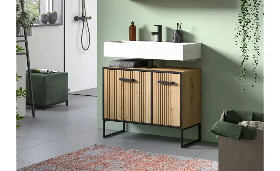 Waschbeckenunterschrank, in Wohnsituation