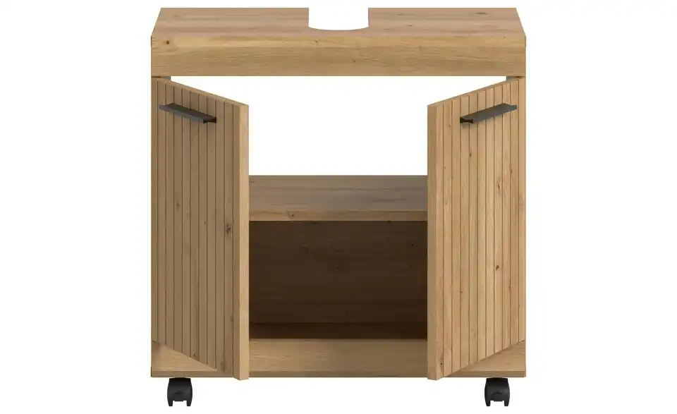 Waschbeckenunterschrank, geöffnet