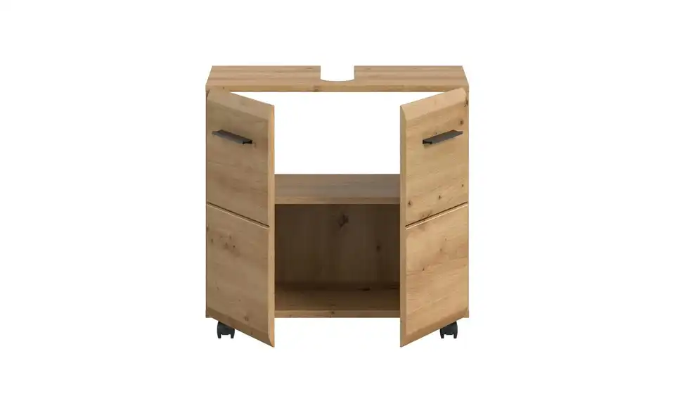 Waschbeckenunterschrank, geöffnet