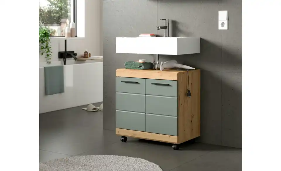 Waschbeckenunterschrank, in Wohnsituation