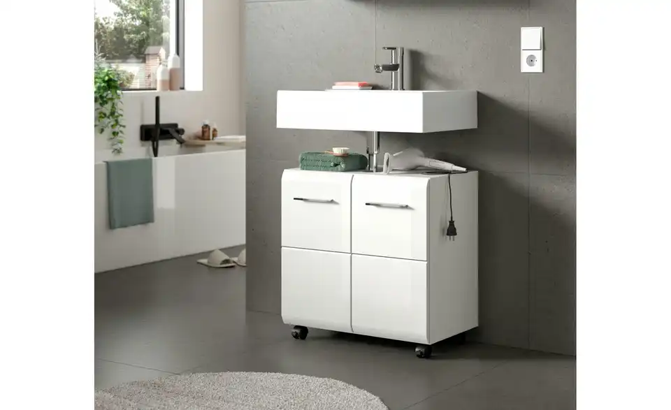 Waschbeckenunterschrank, in Wohnsituation