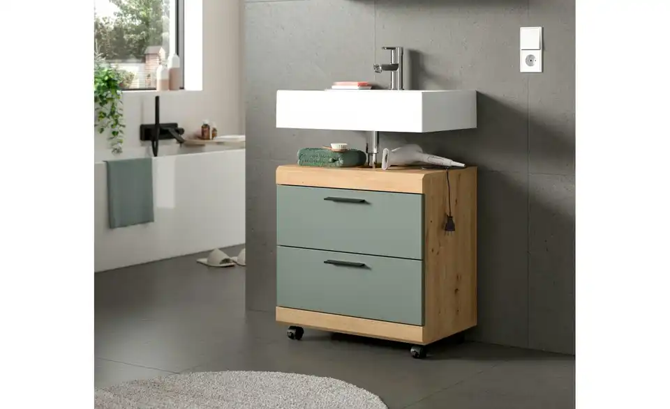 Waschbeckenunterschrank, in Wohnsituation