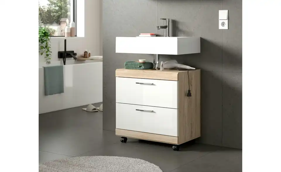 Waschbeckenunterschrank, in Wohnsituation