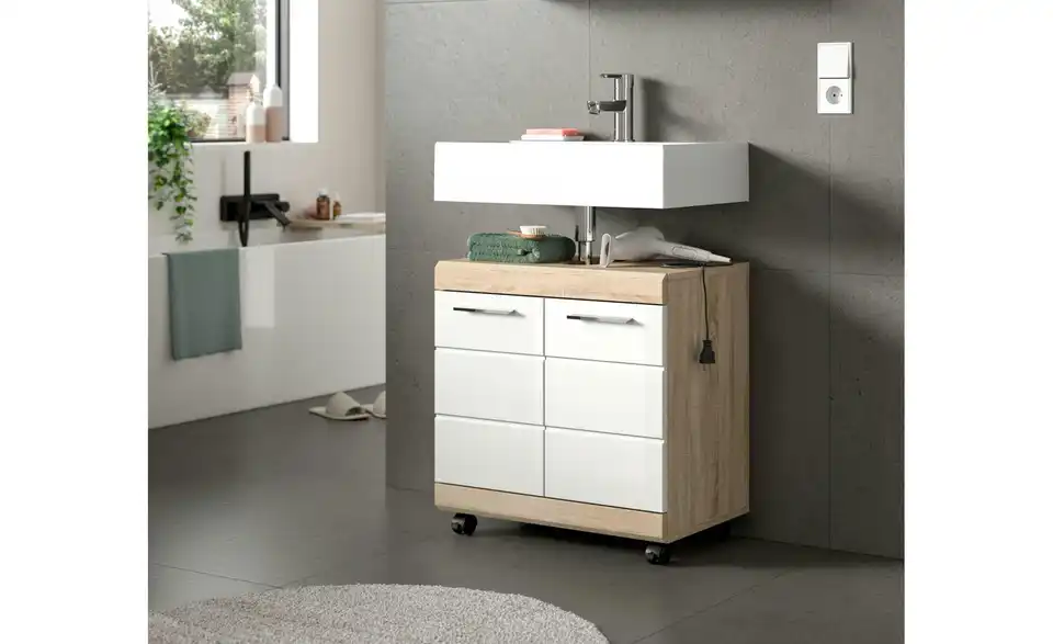 Waschbeckenunterschrank, in Wohnsituation