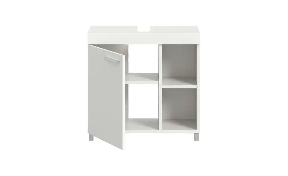 Waschbeckenunterschrank, geöffnet
