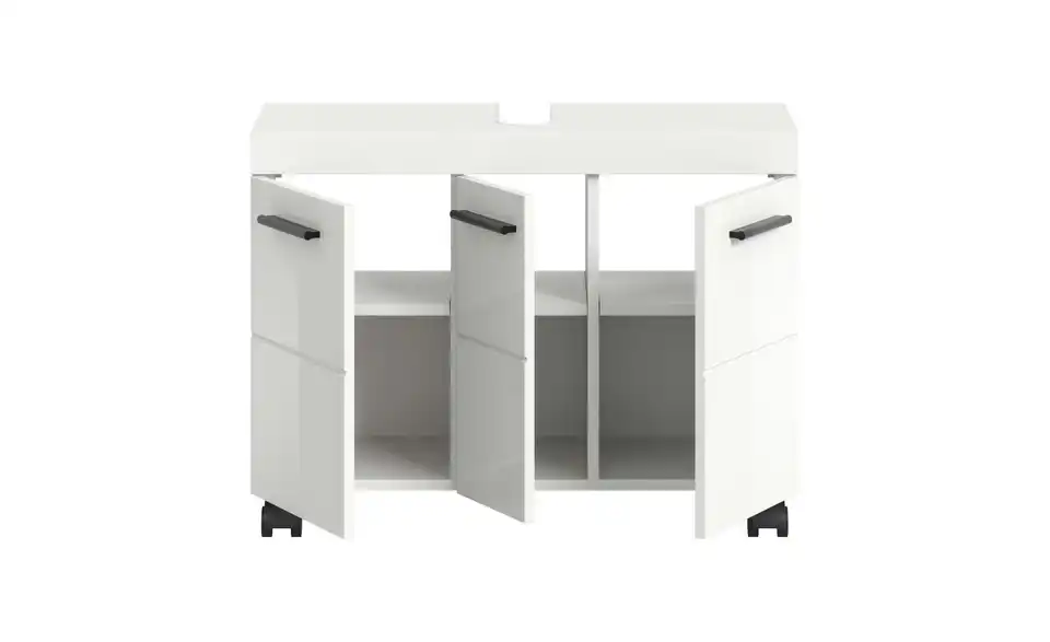 Waschbeckenunterschrank, geöffnet