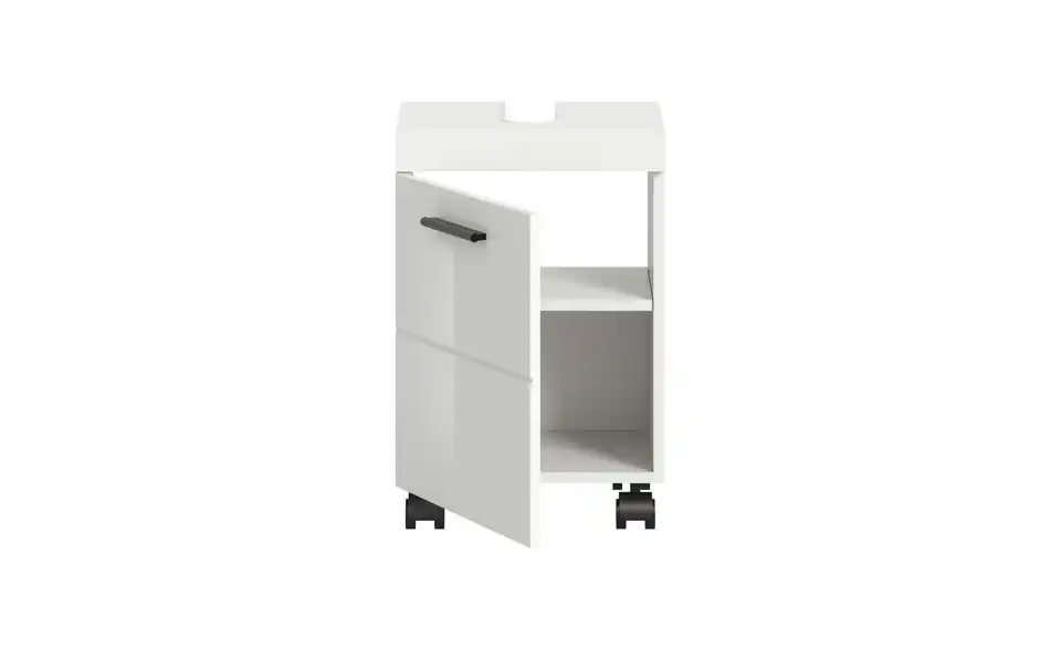 Waschbeckenunterschrank, geöffnet