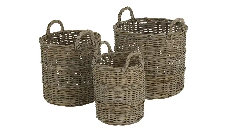 HOME STORY Rattankorb, 3er Set, in Wohnsituation