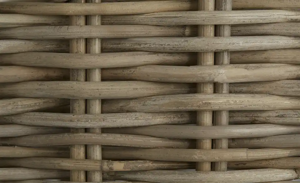 HOME STORY Rattankorb, 3er Set, Detailansicht