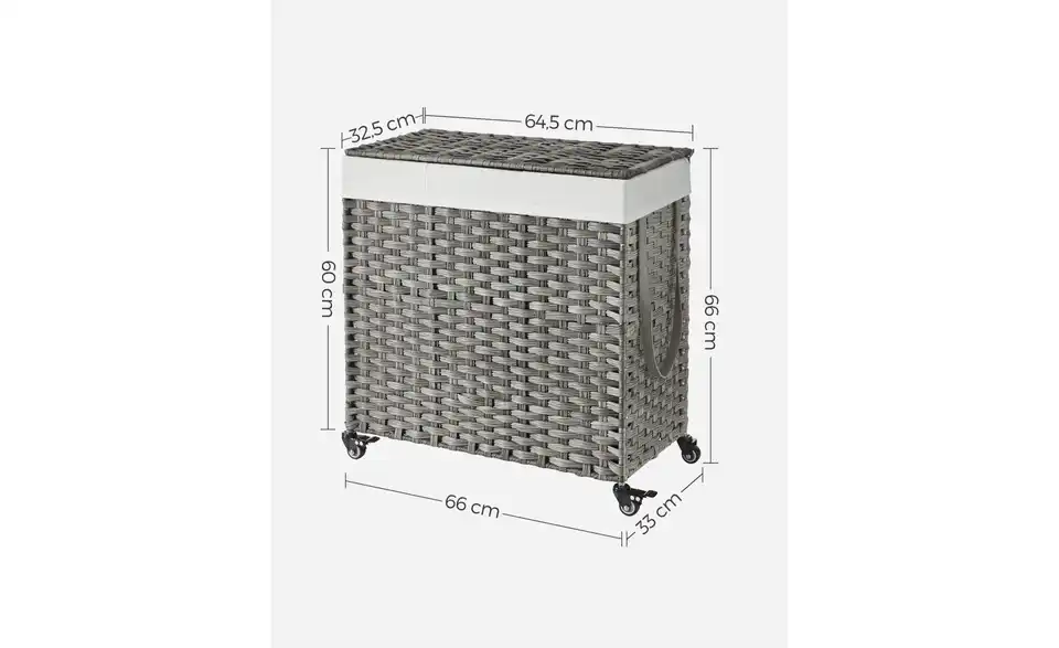 Wäschekorb, Bemaßung