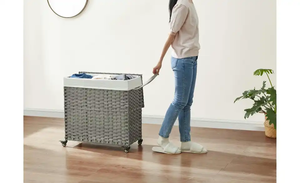 Wäschekorb, in Wohnsituation