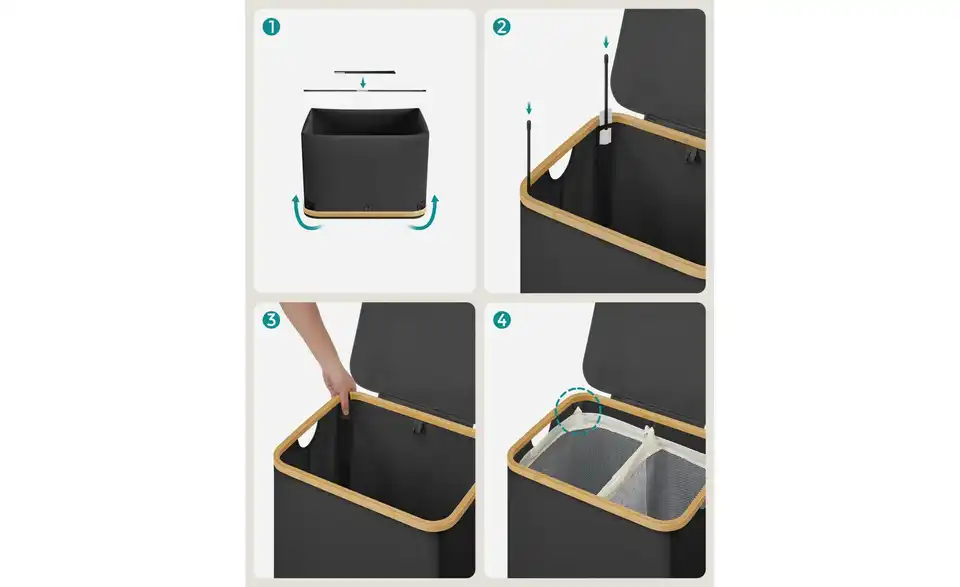 Wäschekorb, Detailansicht