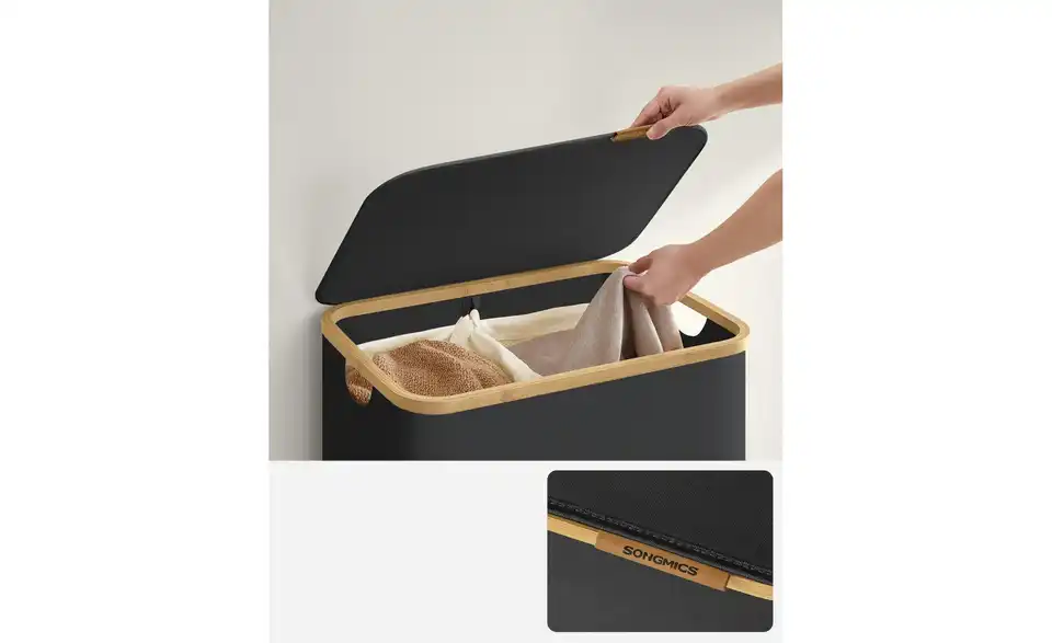 Wäschekorb, Detailansicht