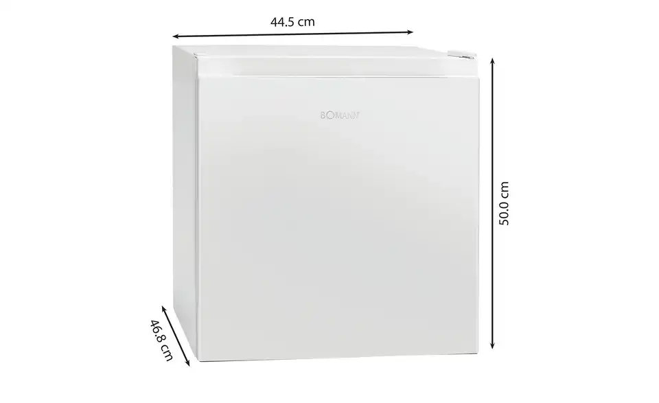 Bomann Kühlbox KB 7245 ws, Bemaßung