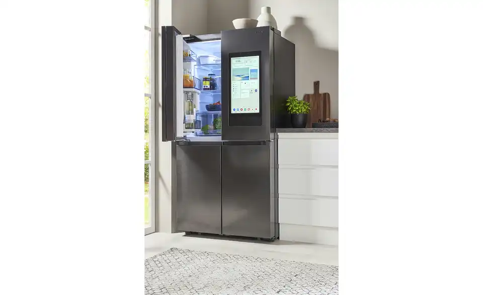 Samsung Cross Door Kühl-Gefrierkombination RF65DG9H0EB1EF, in Wohnsituation
