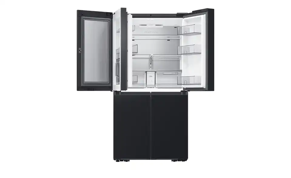 Samsung Cross Door Kühl-Gefrierkombination RF65DG9H0EB1EF, geöffnet