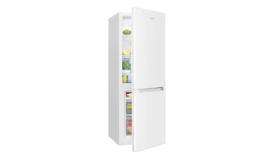 Bomann Kühl-Gefrierkombination KG 7359 weiss, geöffnet