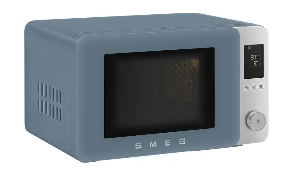 smeg Mikrowelle MOC02SBMEU, geöffnet