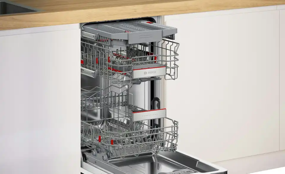 BOSCH Einbau-Geschirrspüler SPI6EMS21E, geöffnet