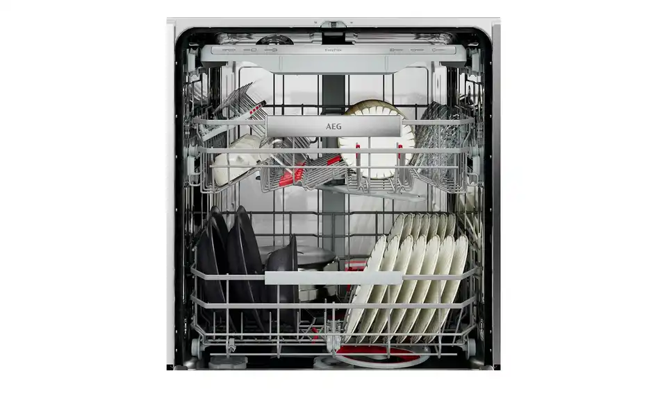 AEG Einbau-Geschirrspüler GT8200B2SCM, geöffnet