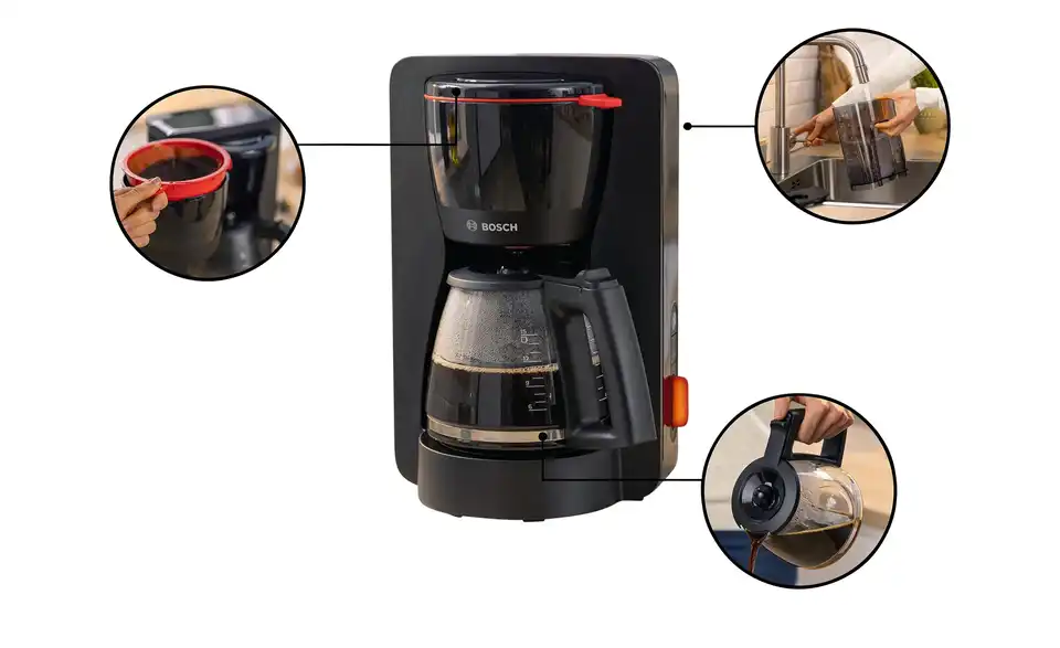 BOSCH Kaffeeautomat TKA3M133, Funktionsansicht