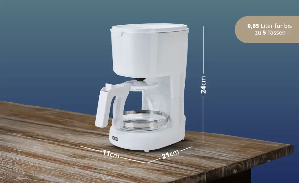 levelone Kaffeeautomat KA-060W, Bild mit Text