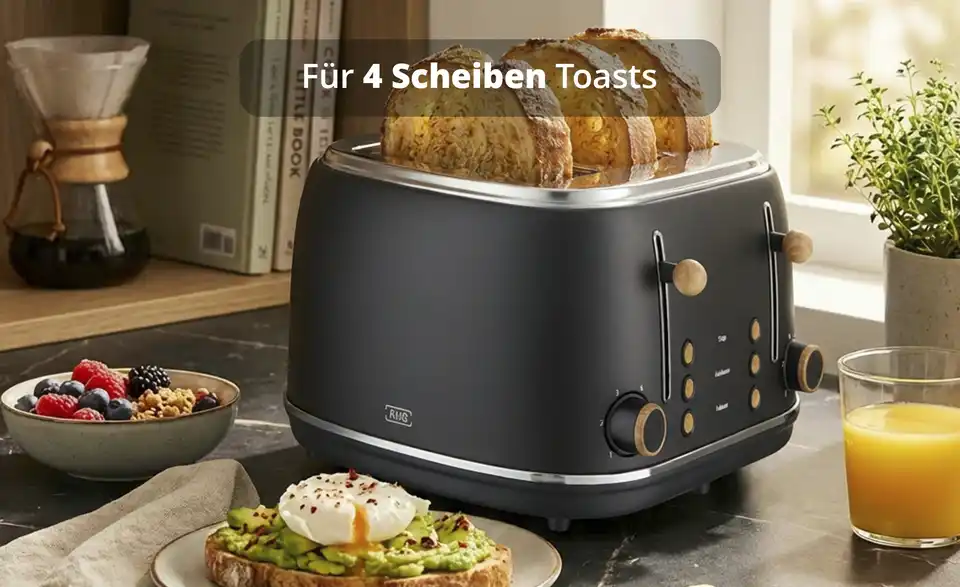 KHG Toaster TO-1500 MSH, Bild mit Text