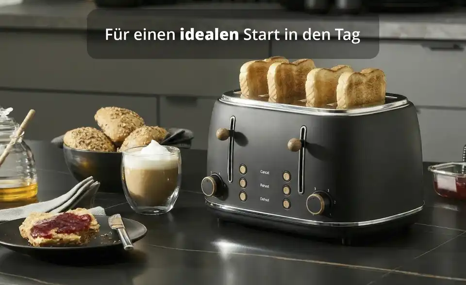 KHG Toaster TO-1500 MSH, Bild mit Text