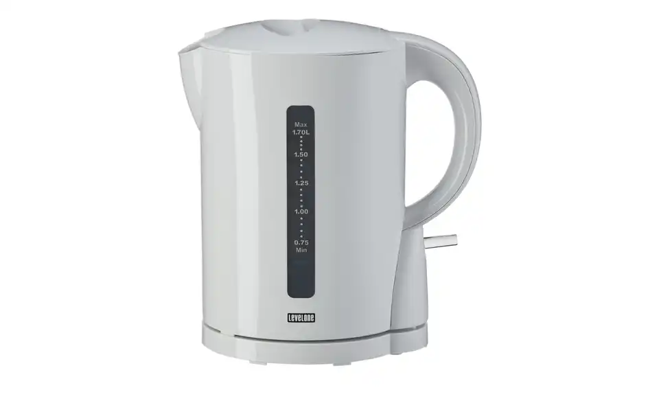 levelone Wasserkocher WK-2201W, Frontansicht